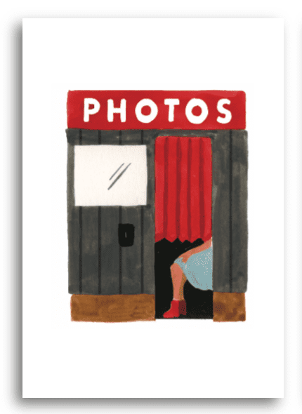 Carte postale Photo Booth