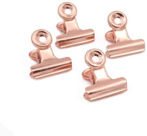 mini pinces rose cuivre