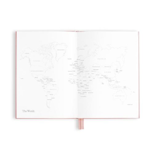 pages intérieures agenda carte du monde