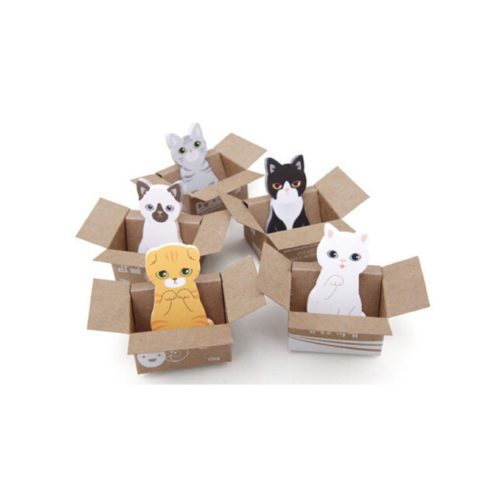 marque pages chats en boite carton