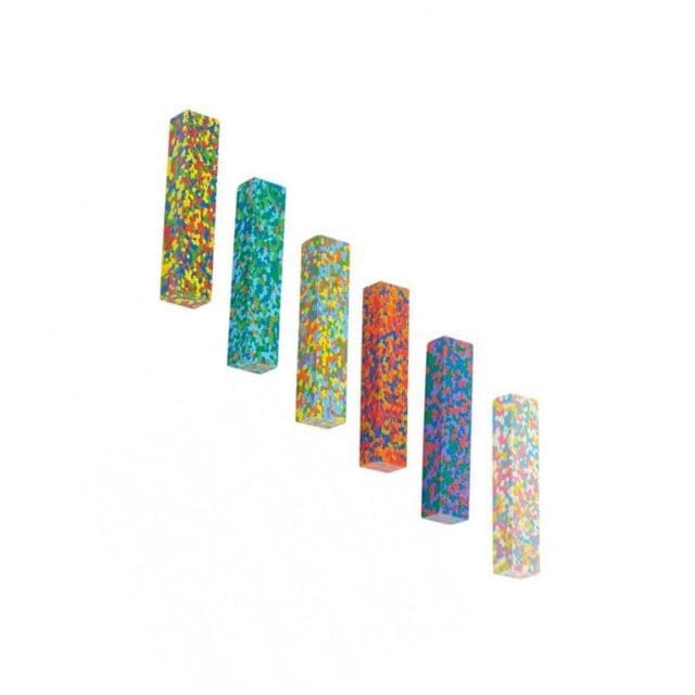 6 pastels multicolores