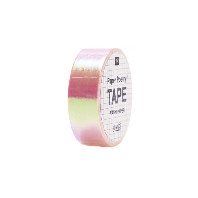 masking tape rose irisé