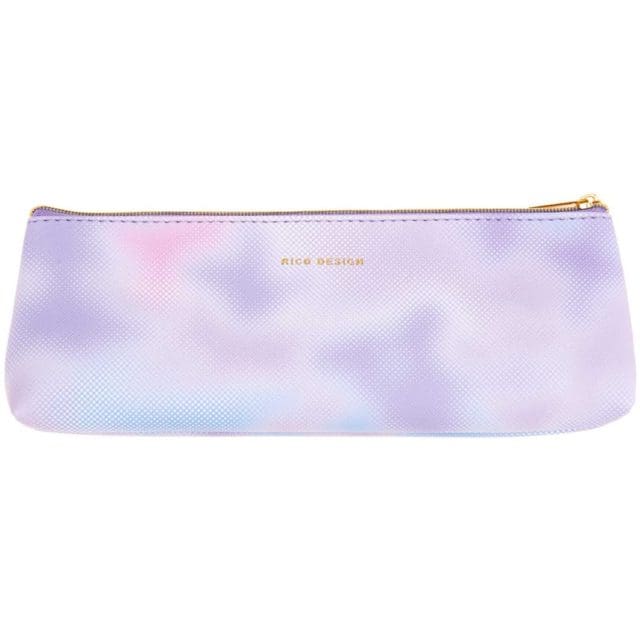 trousse tie-dye parme et rose