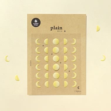 autocollants phases de lune