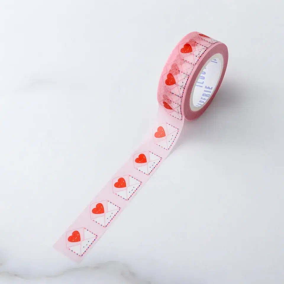 Masking Tape Love Mail Pink