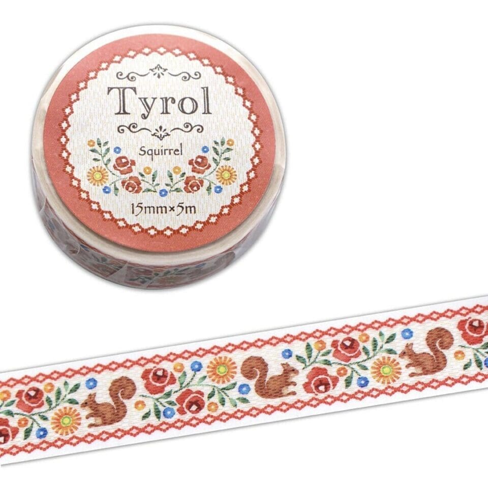 Masking Tape Tyrol Squirrel