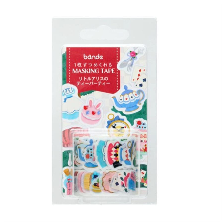 Masking Tape Gommettes Little Alice's Tea Party