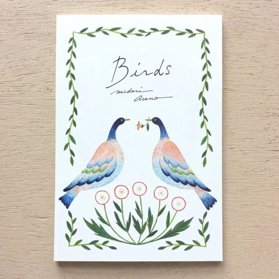 Carnet de Cartes Birds - Midori Asano