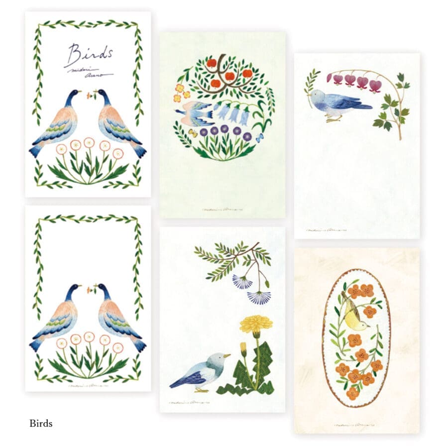 Carnet de Cartes Birds - Midori Asano – Image 2