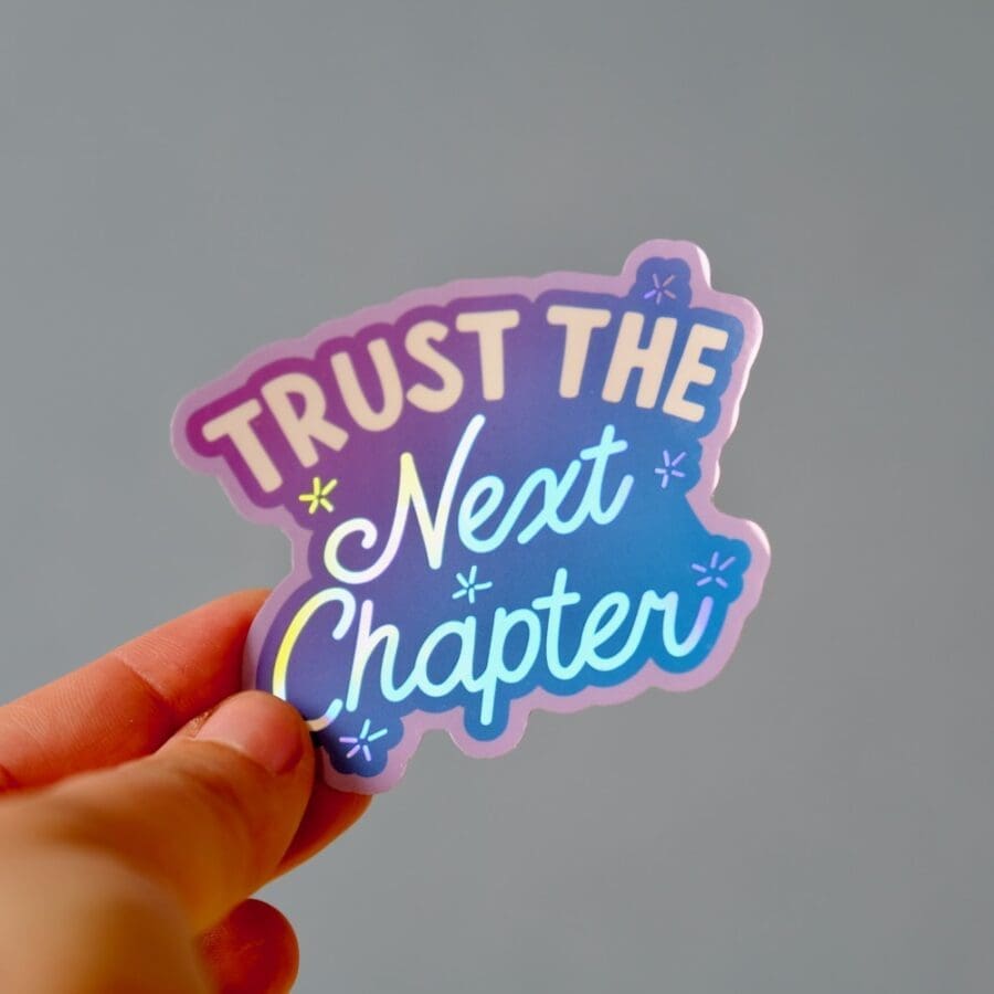 Sticker Trust the Next Chapter – Image 2