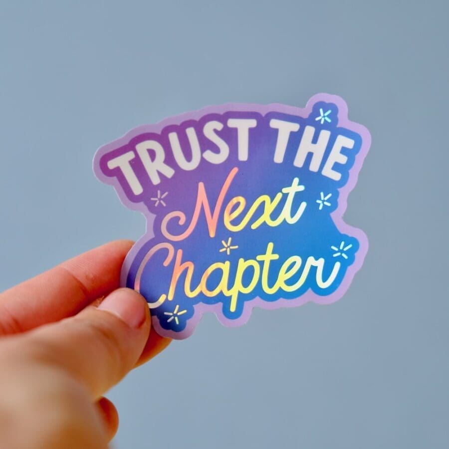 Sticker Trust the Next Chapter – Image 3