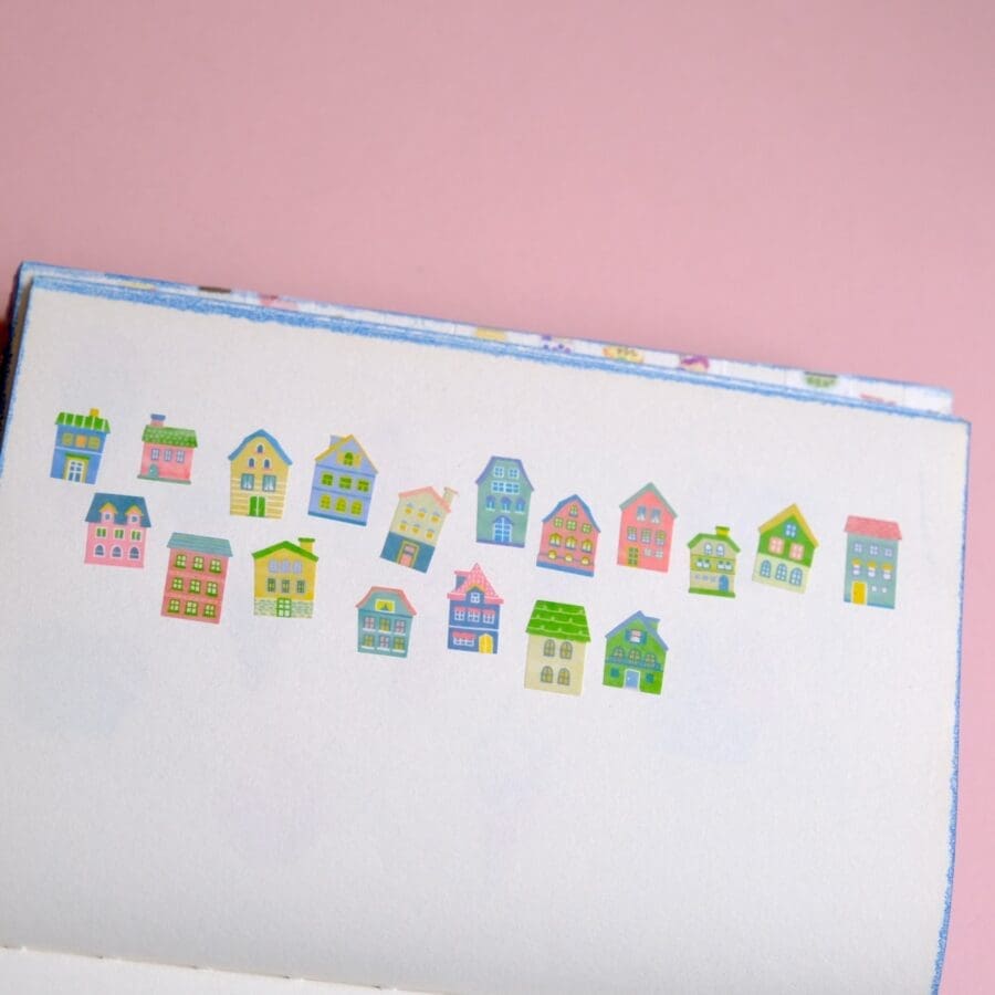 Autocollants Washi Cute Pastel House – Image 5