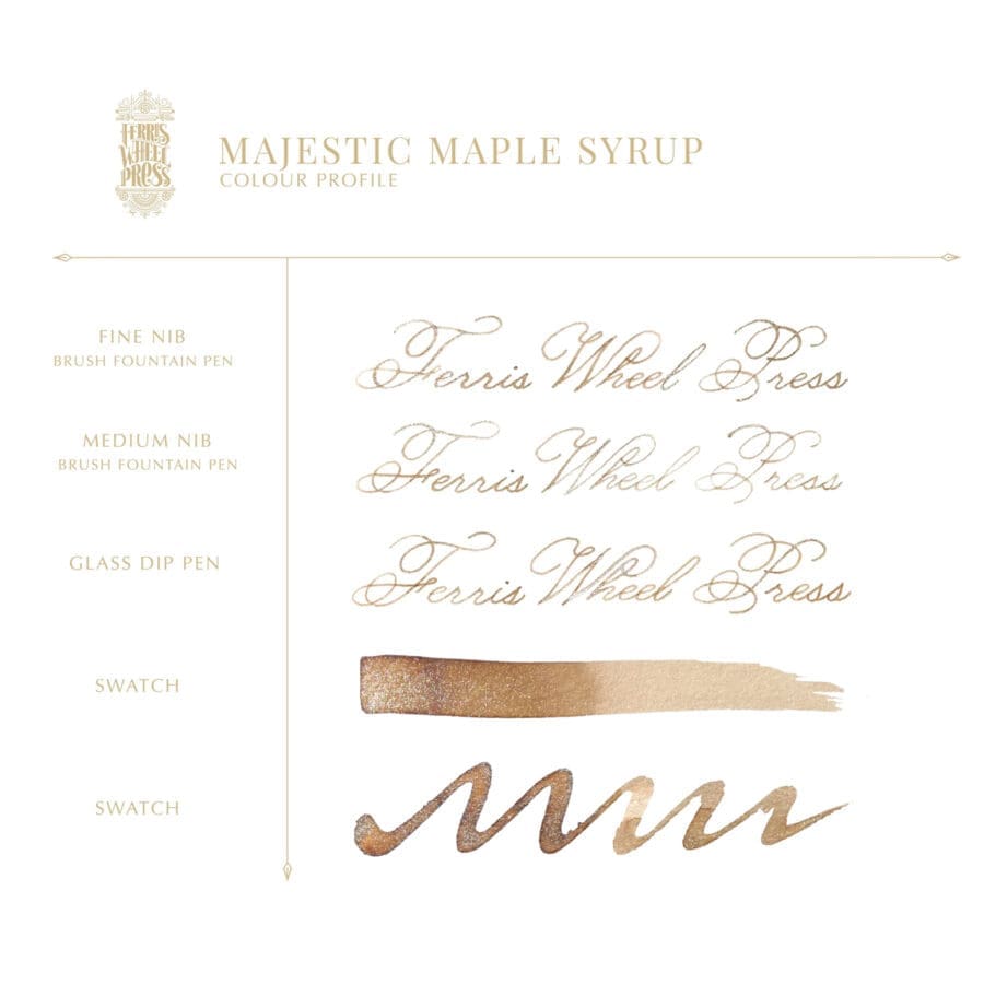 Encre Ferris Wheel Press Majestic Maple Syrup – Image 7