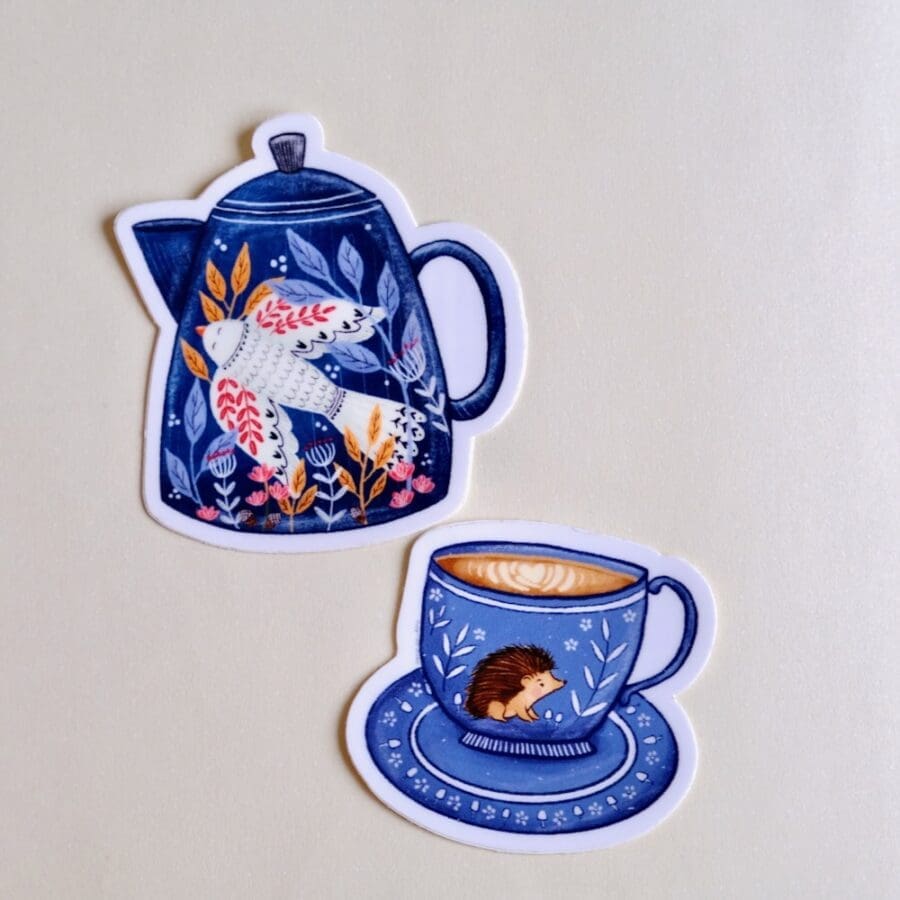 Sticker Tasse Hérisson – Image 4