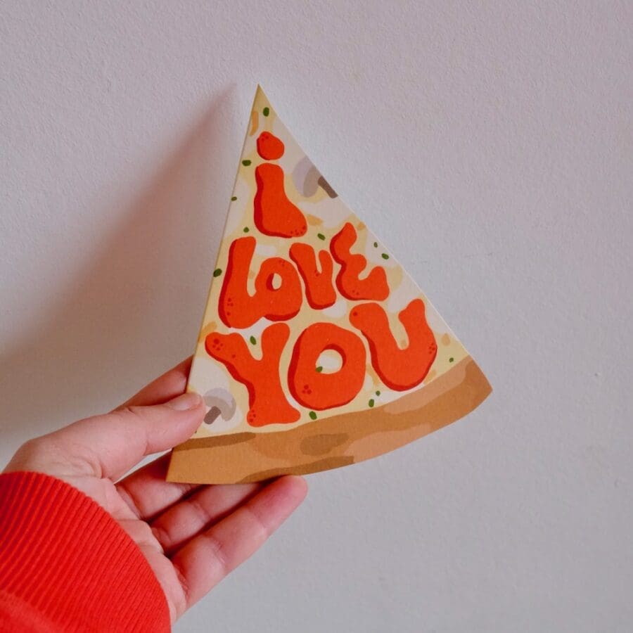 Carte Idlewild I Love You Pizza – Image 2