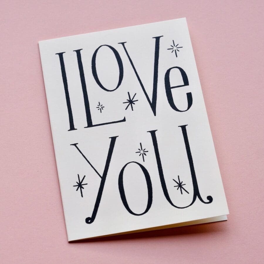 Carte de vœux I Love You – Image 3