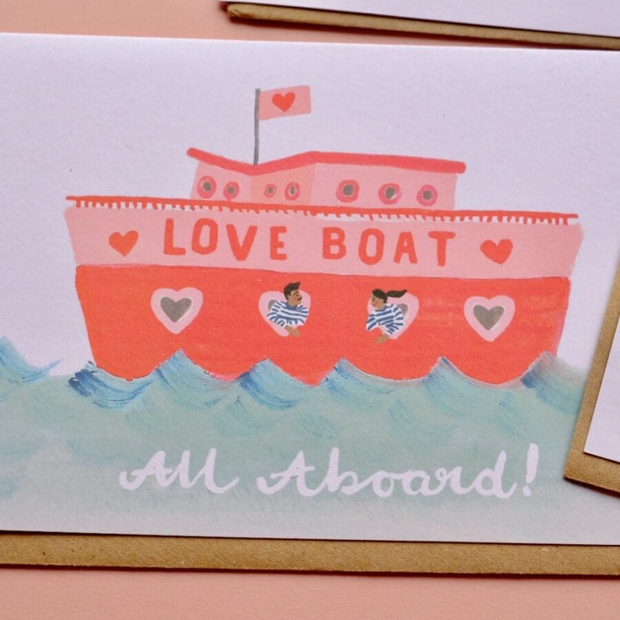 Carte All Aboard Love Boat – Image 2