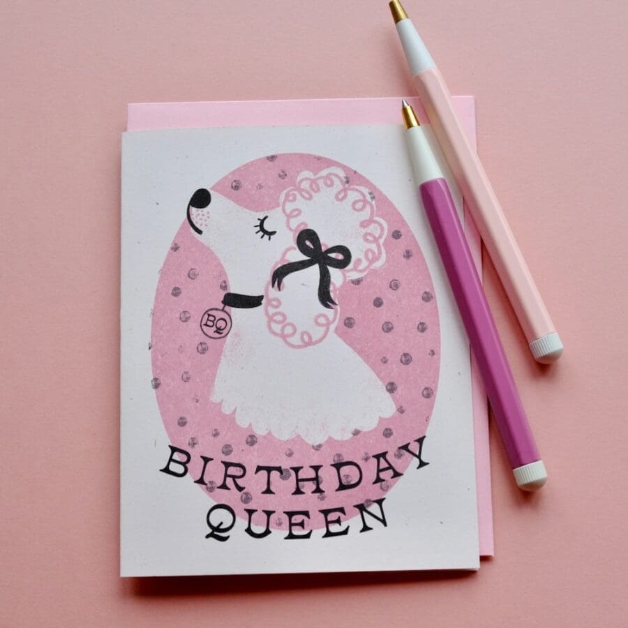 Carte Voeux Birthday Queen – Image 3