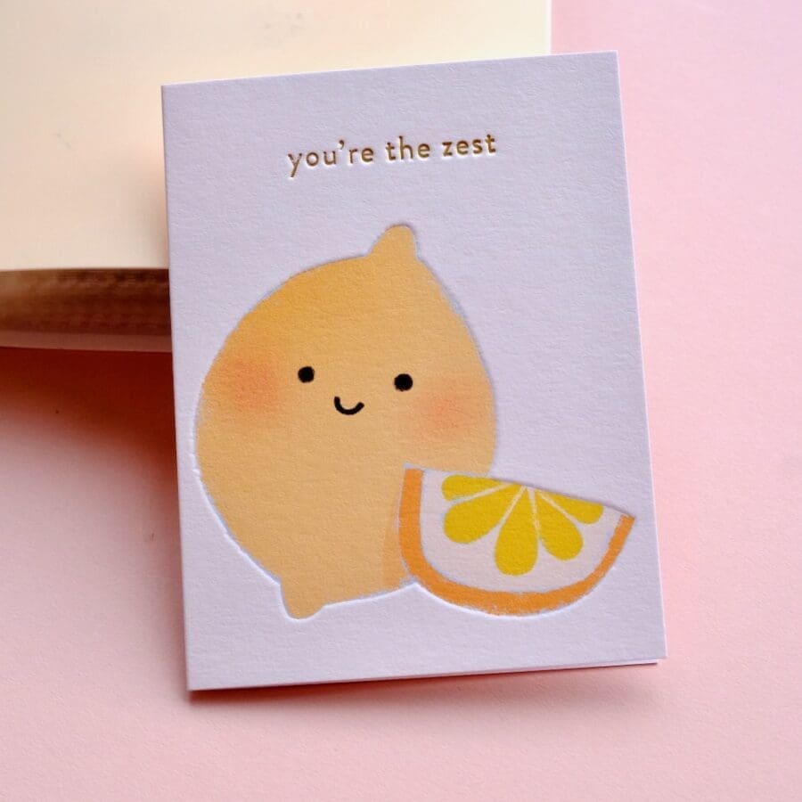 Mini Carte Citron - You're The Zest – Image 3