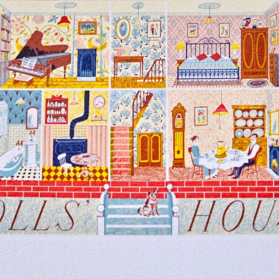 Carte de voeux Alphabet D for Dolls House – Image 3