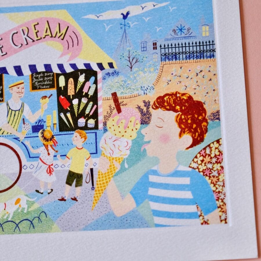 Carte de voeux Alphabet I is for Ice Cream – Image 3