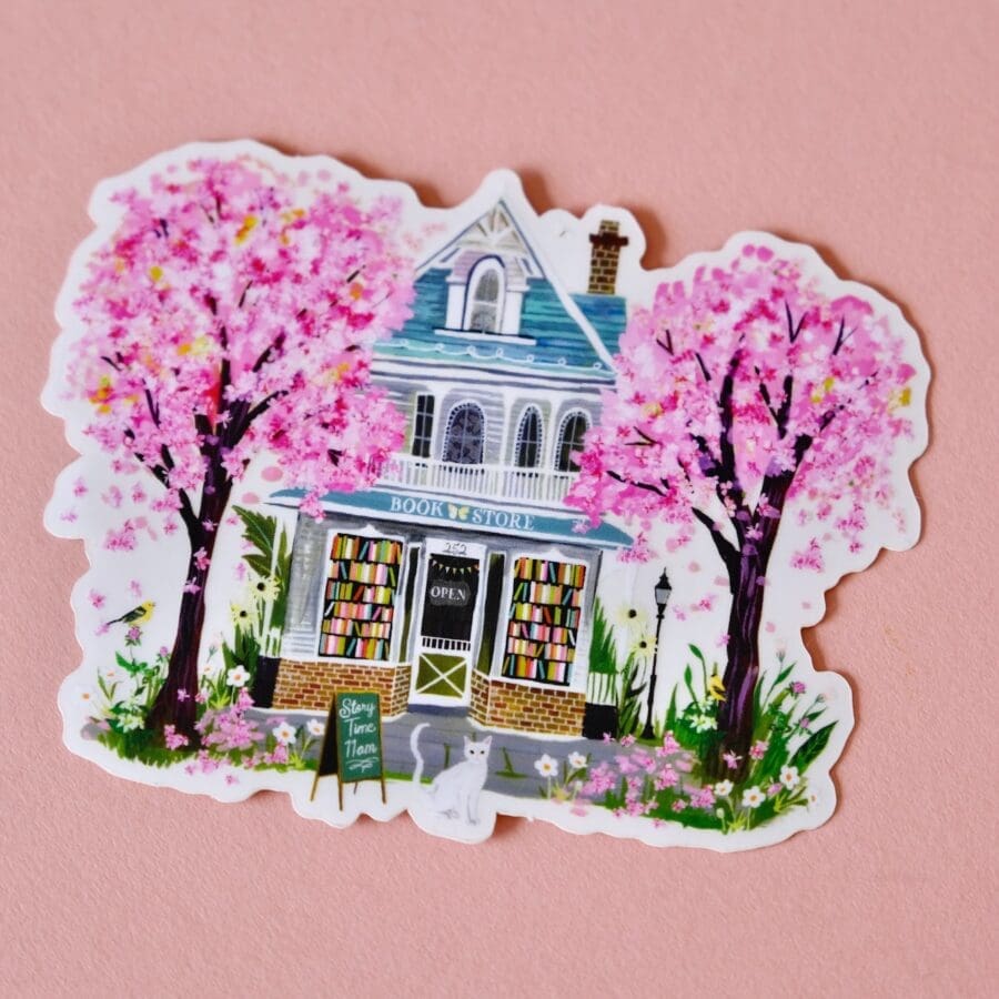 Sticker Blooming Librairie – Image 2